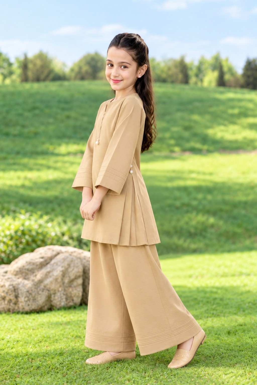 Skin Beige Co-Ord Set