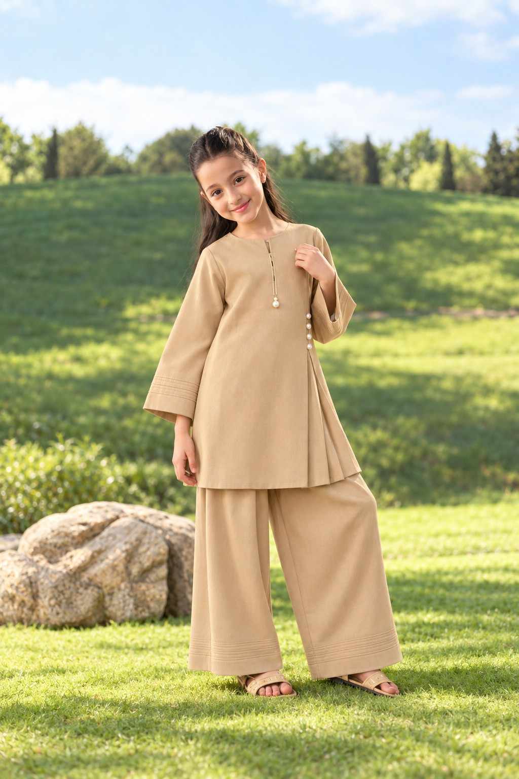 Skin Beige Co-Ord Set