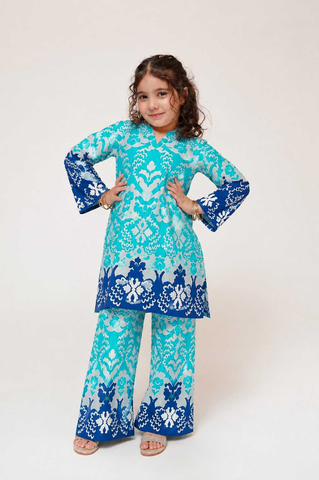 Blue Lagoon Printed Co-ord Set