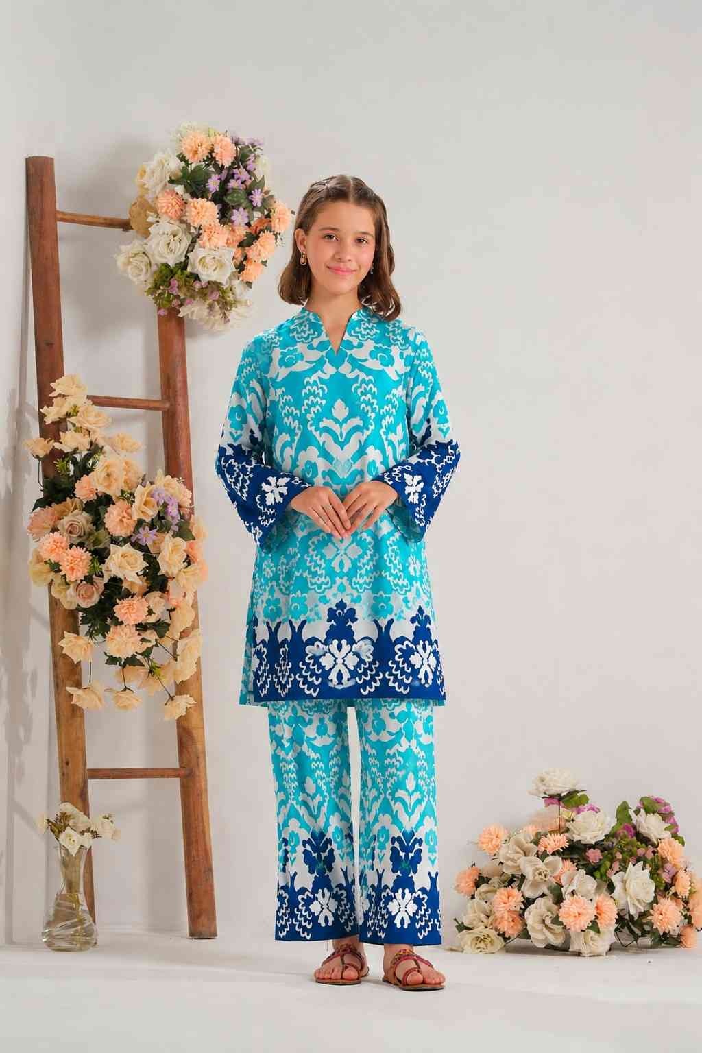 Blue Lagoon Printed Co-ord Set