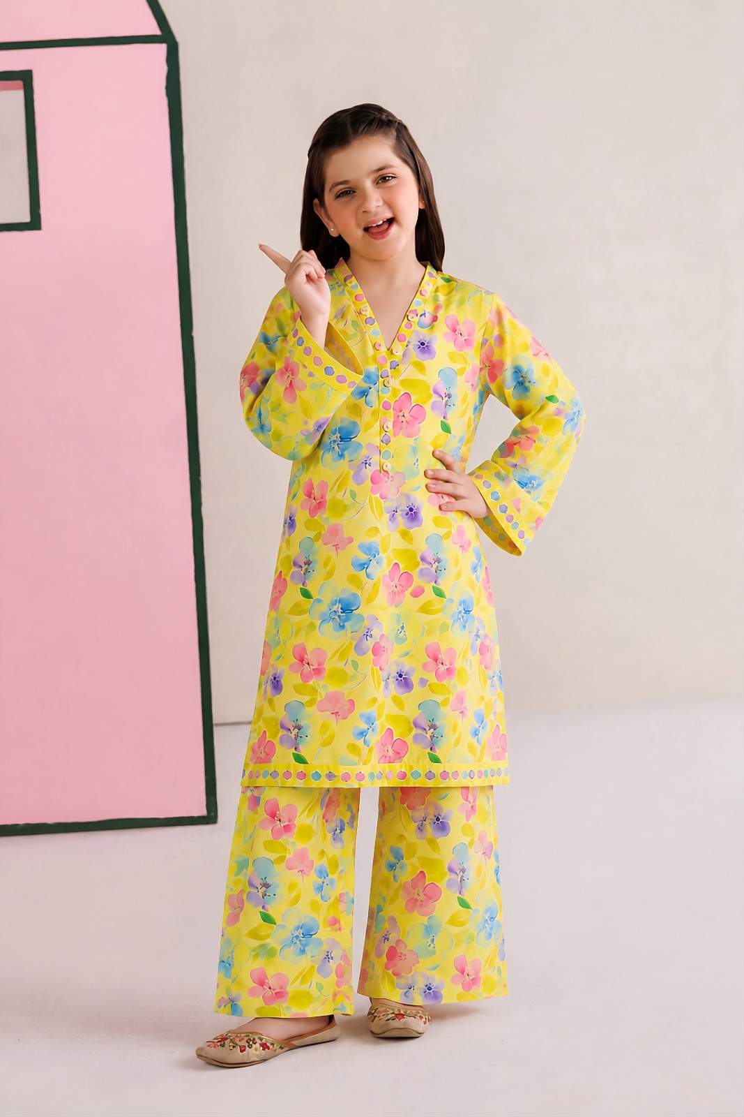 Lemon Blossom Printed Co-Ord Set