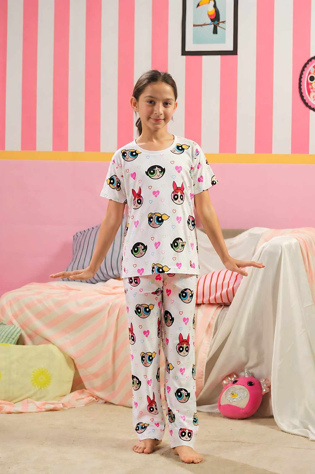 Powerpuff Girls Printed Nightwear