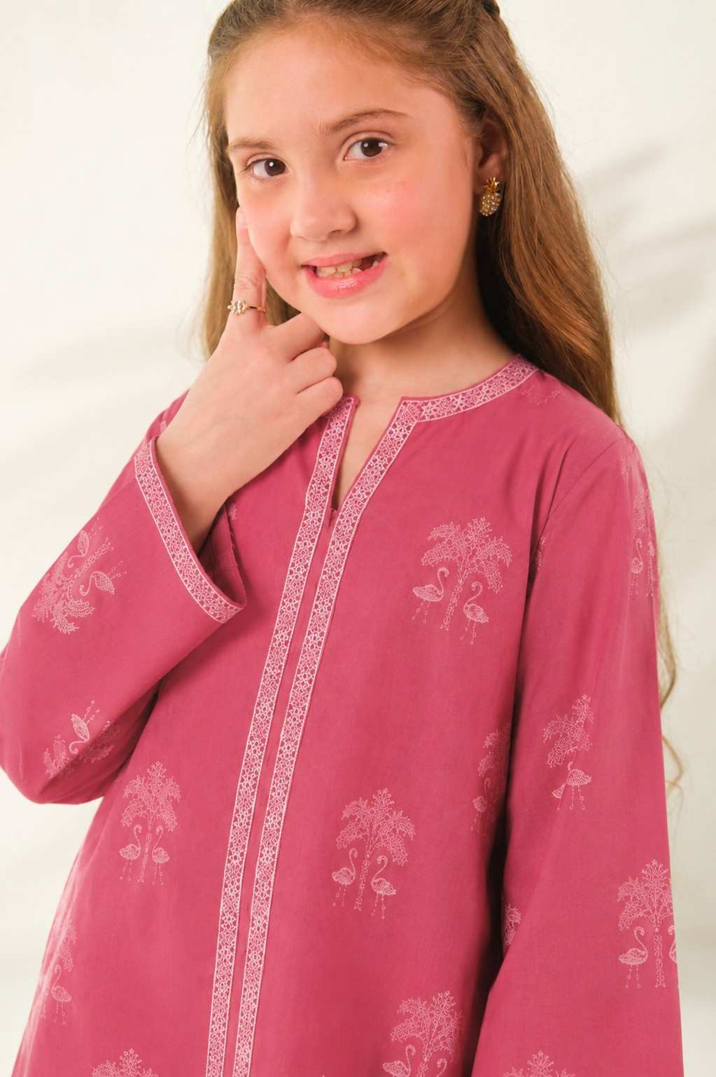 Rose Pink Flamingo Co-Ord Set