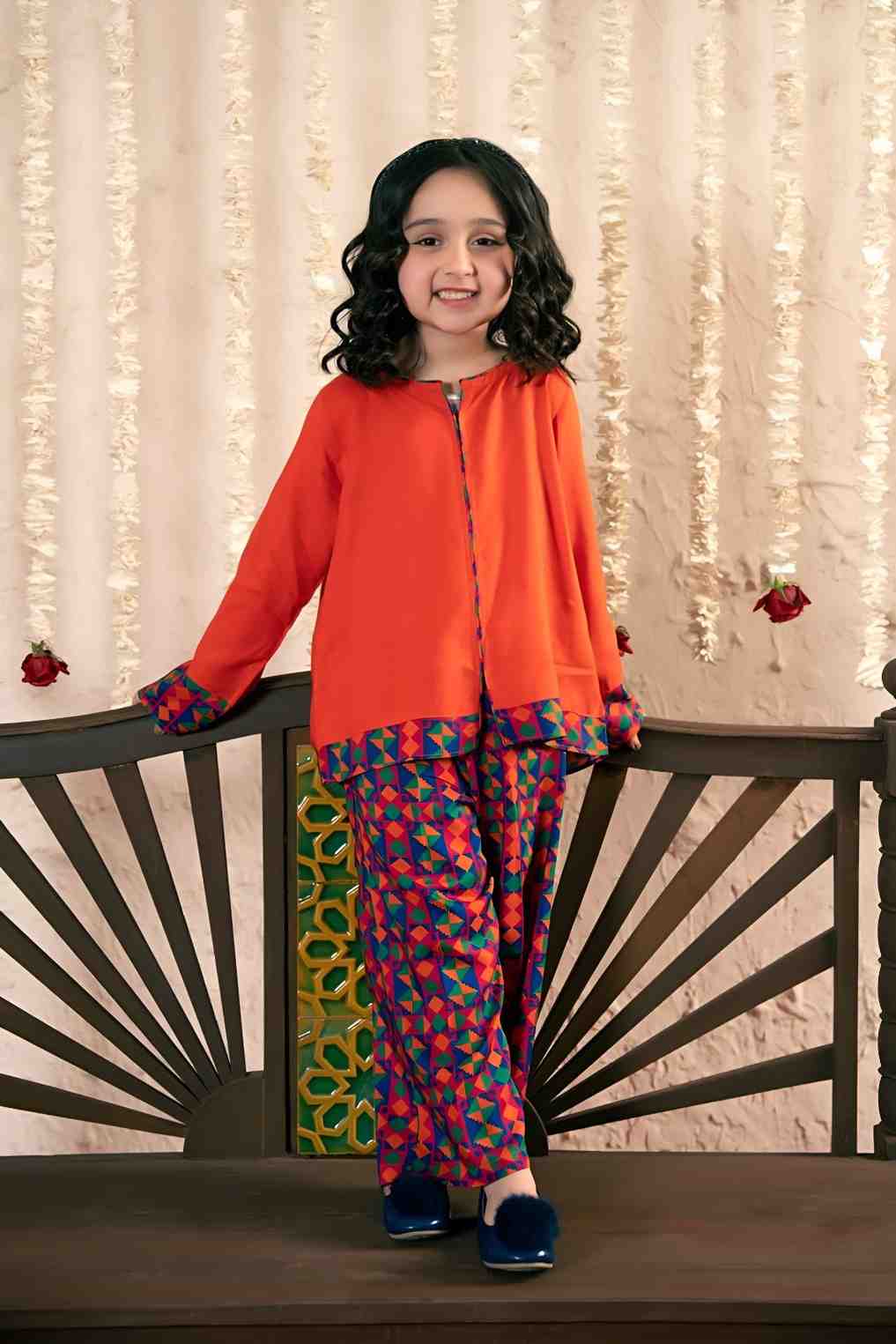 Orange Prism Co-Ord Set
